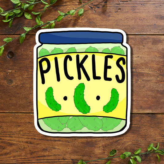 Pickle Jar Vinyl Sticker