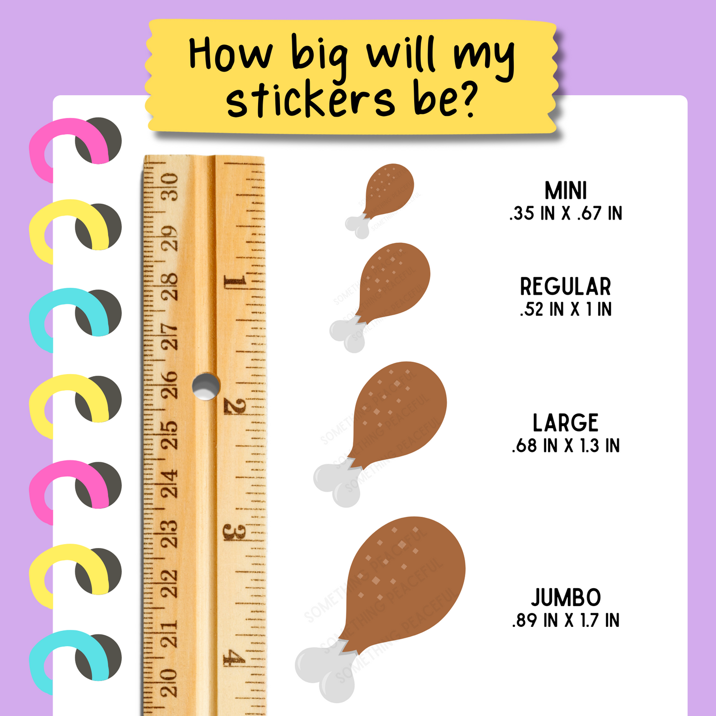 Cooked Meat Icons Sticker Sheet