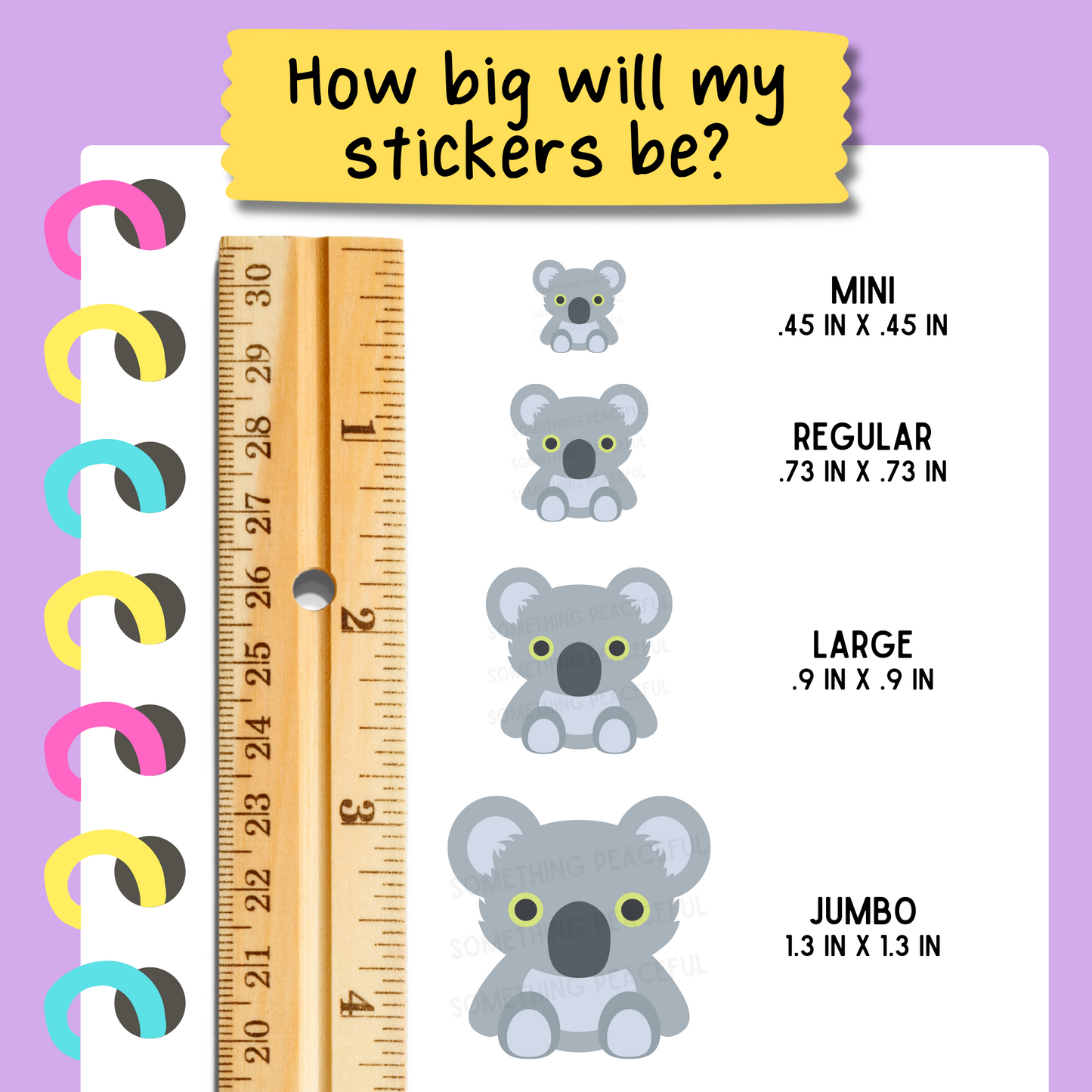 Koala Icons Sticker Sheet