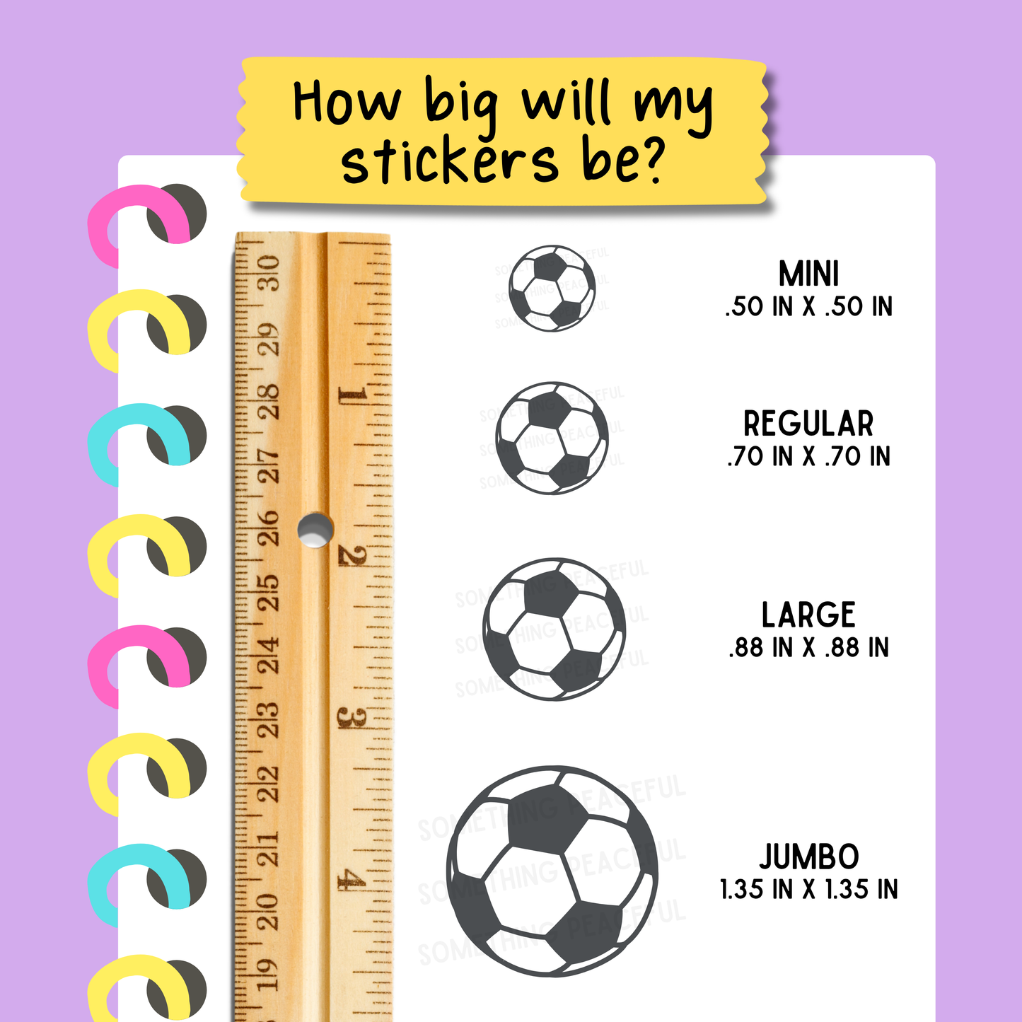 Soccer Icons Sticker Sheet