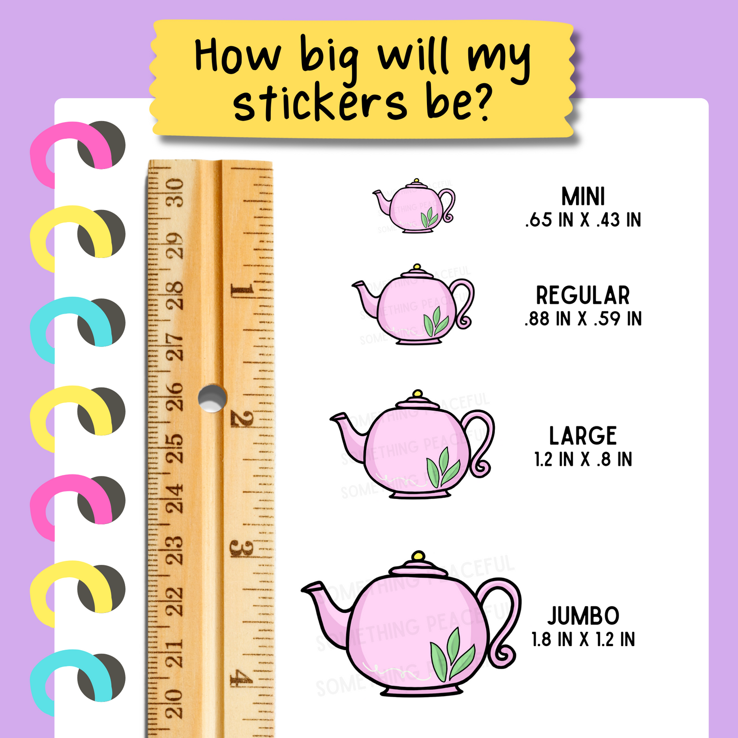 Teapot Sticker Sheet