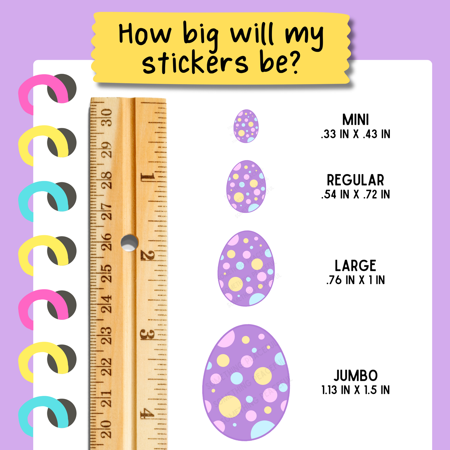 Easter Egg Sticker Sheet