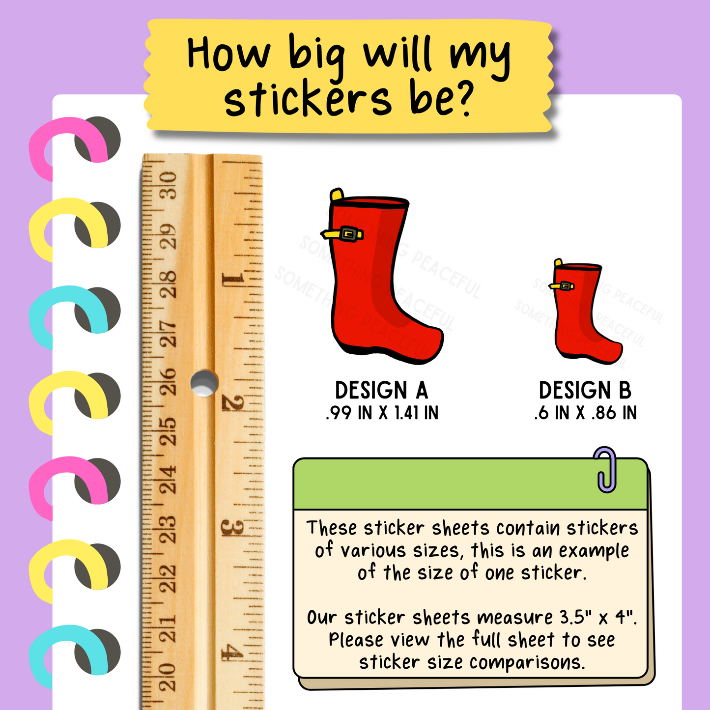 Rainy Day Stickers Sheet