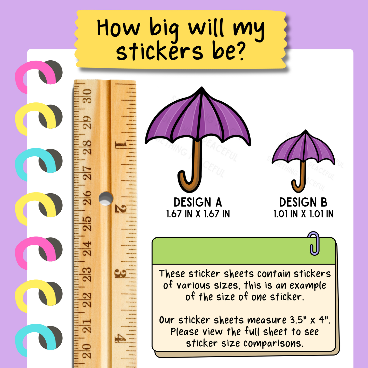 Stormy Night Stickers Sheet