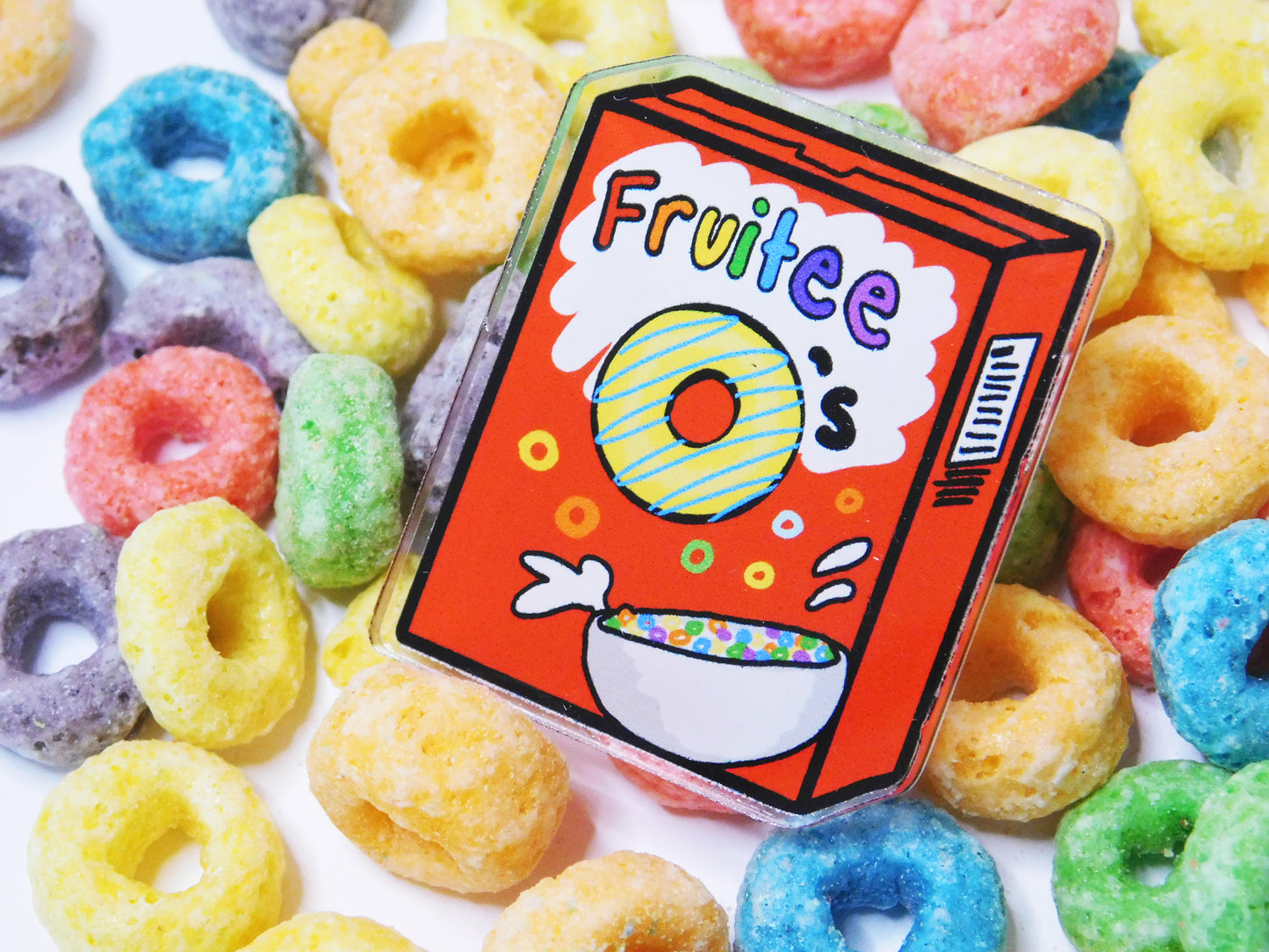 Fruitee-O's Acrylic Pin