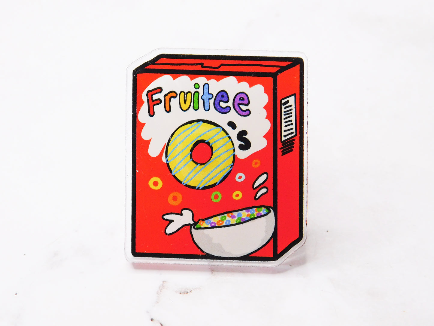 Fruitee-O's Acrylic Pin