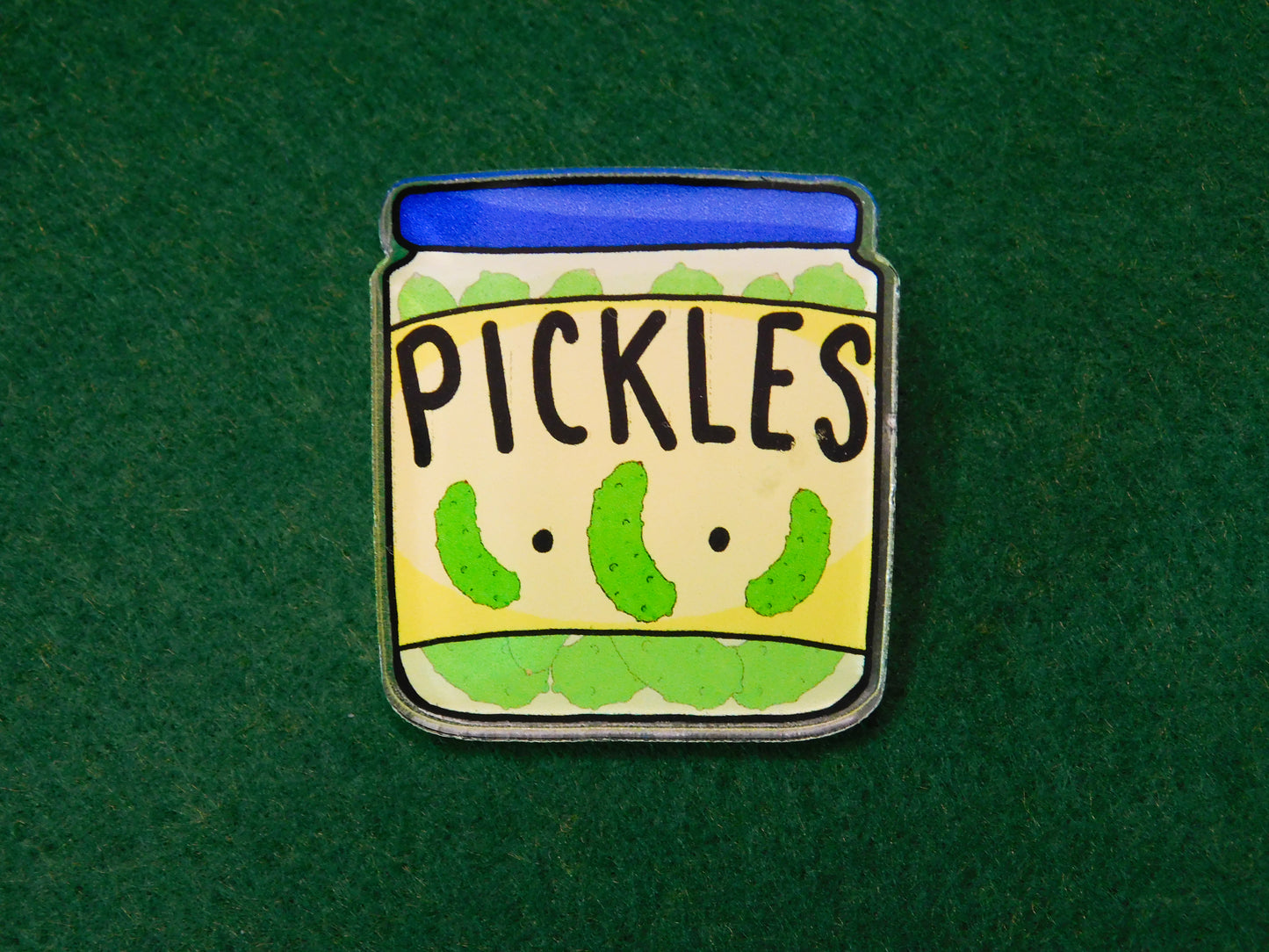 Pickle Jar Acrylic Pin