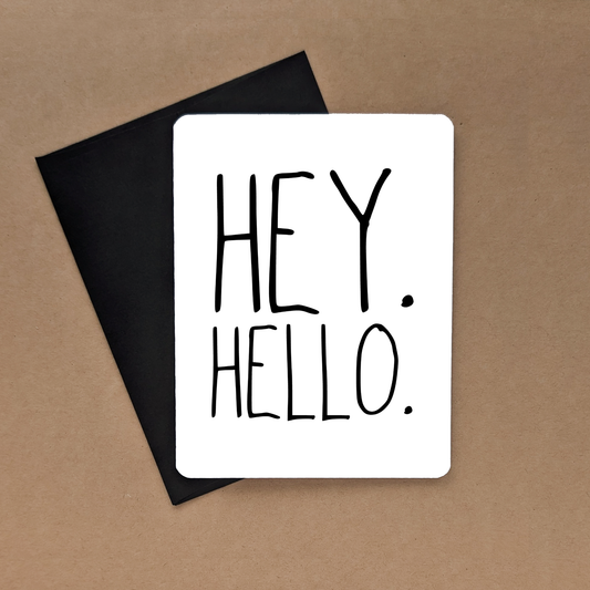 Hey Hello Card