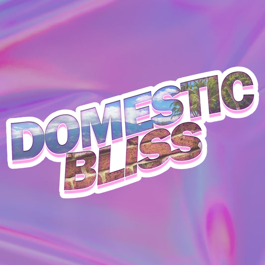 Domestic Bliss Lyric Sticker