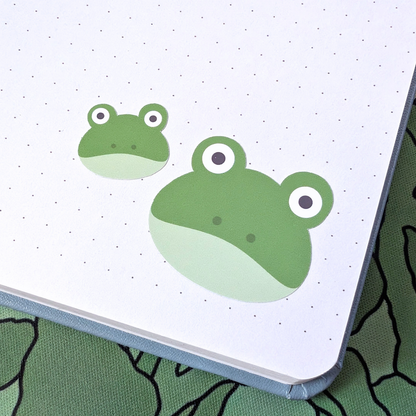 Frog Icons Sticker Sheet