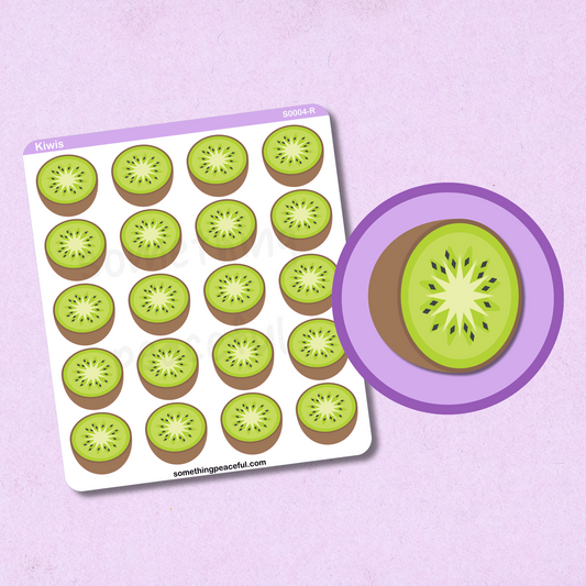 Kiwi Icons Sticker Sheet