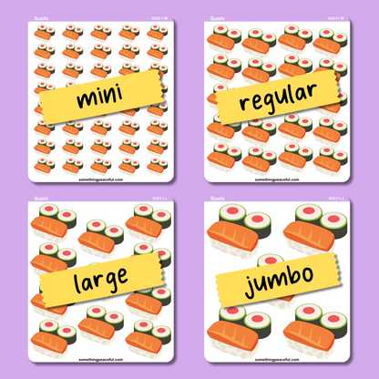 Sushi Icons Sticker Sheet