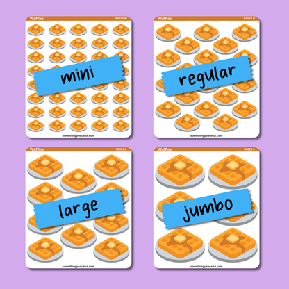 Waffle Icons Sticker Sheet