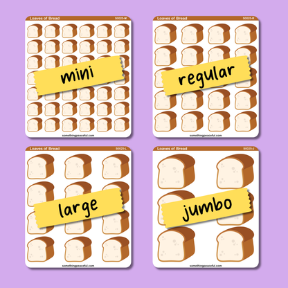 Bread Icons Sticker Sheet