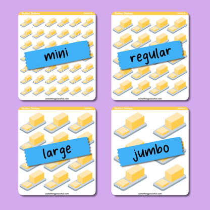 Butter Icons Sticker Sheet