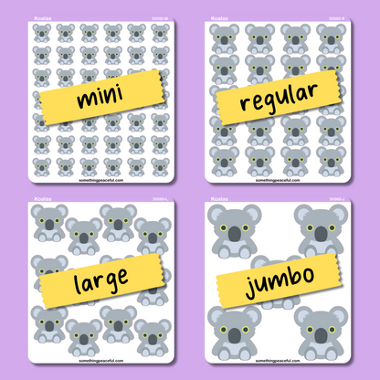 Koala Icons Sticker Sheet
