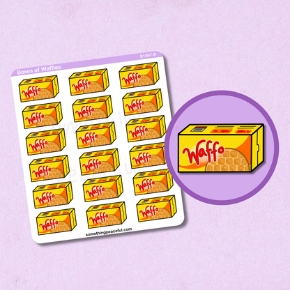 Waffle Box Sticker Sheet