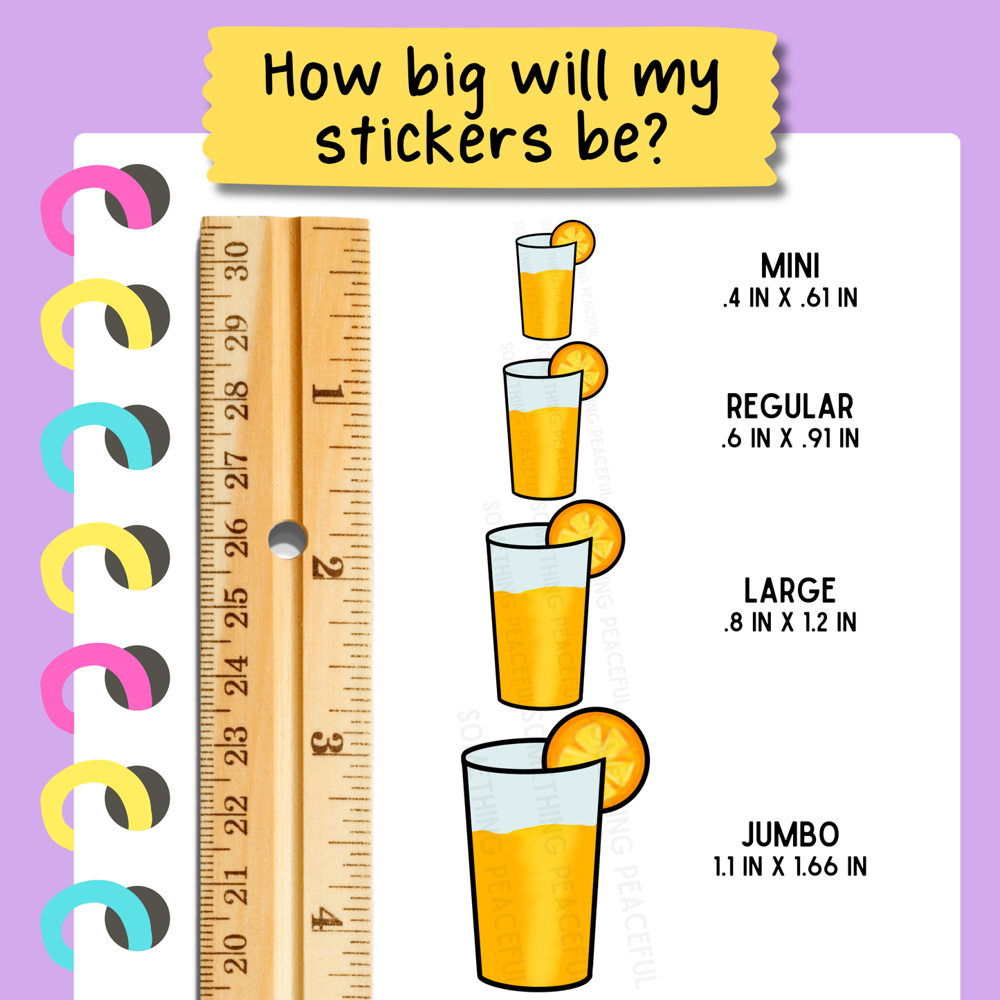 Orange Juice Sticker Sheet