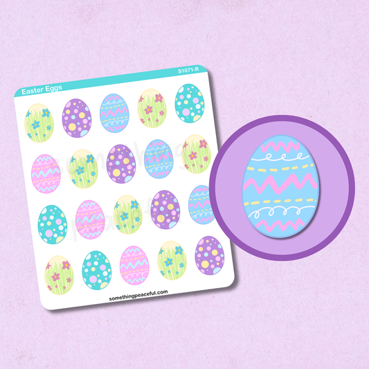 Easter Egg Sticker Sheet