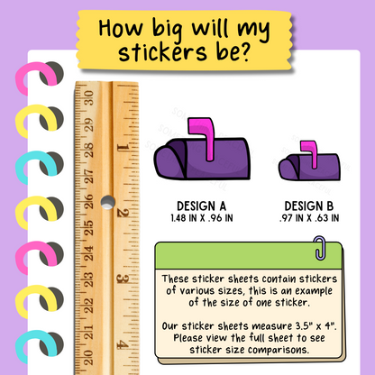 Happy Mail Sticker Sheet