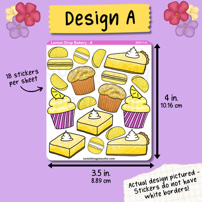 Lemon Drop Bakery Sticker Sheet