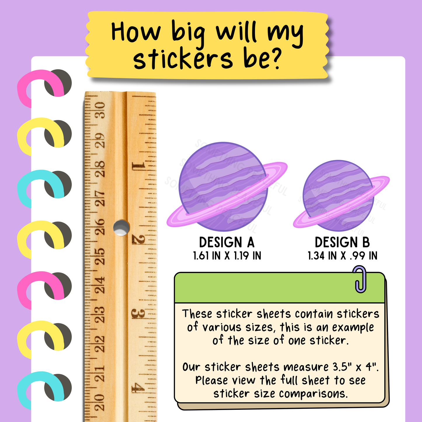 Playful Planets Sticker Sheet