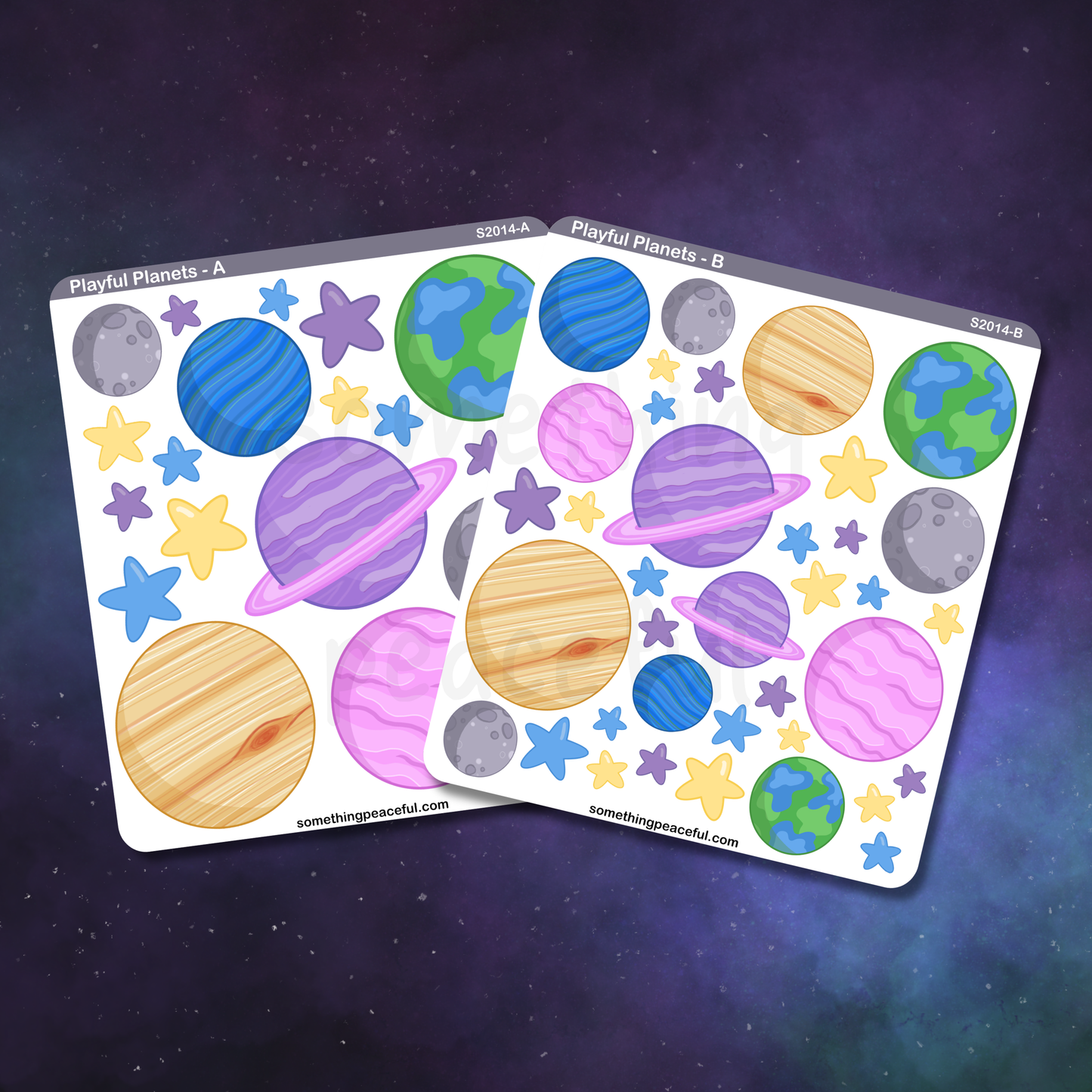 Playful Planets Sticker Sheet