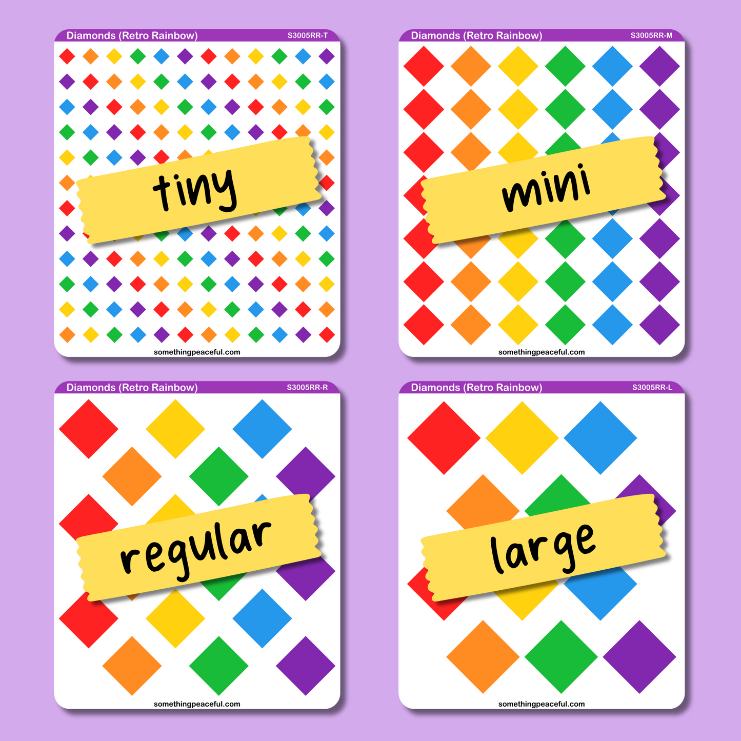 Diamond Sticker Sheet - Customizable