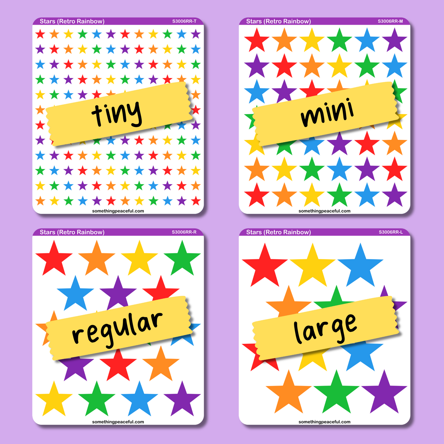 Star Sticker Sheet - Customizable