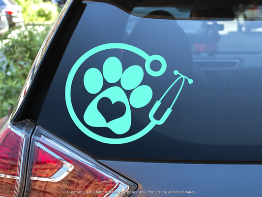 Veterinary Medicine Vinyl Decal