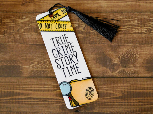 True Crime Story Time Bookmark