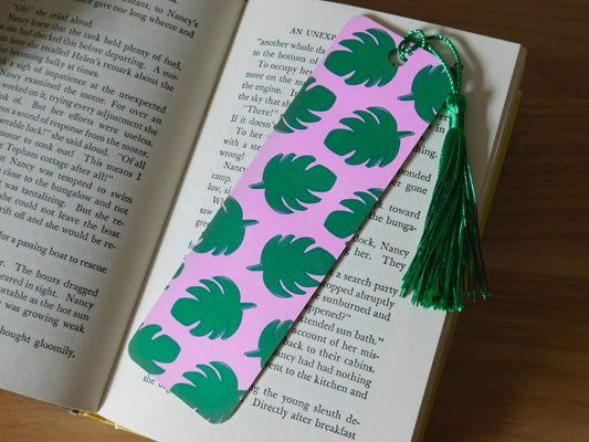 Monstera Leaves Bookmark
