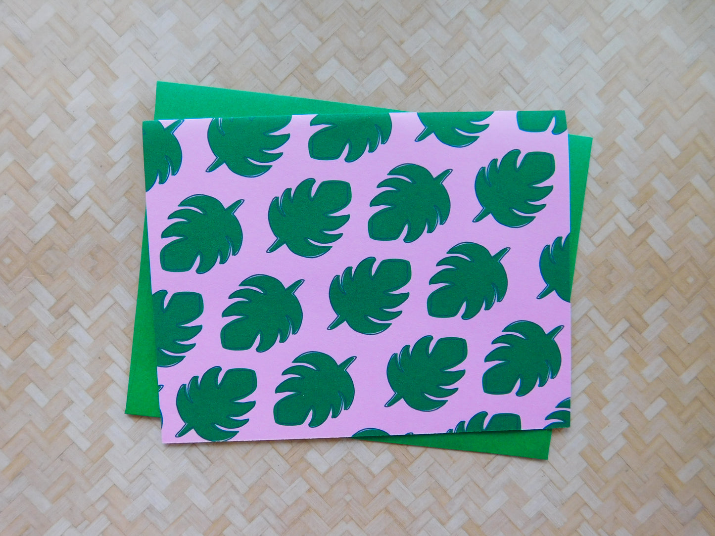 Monstera Leaf Notecards