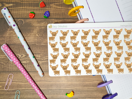 Cute Chihuahuas Sticker Sheet