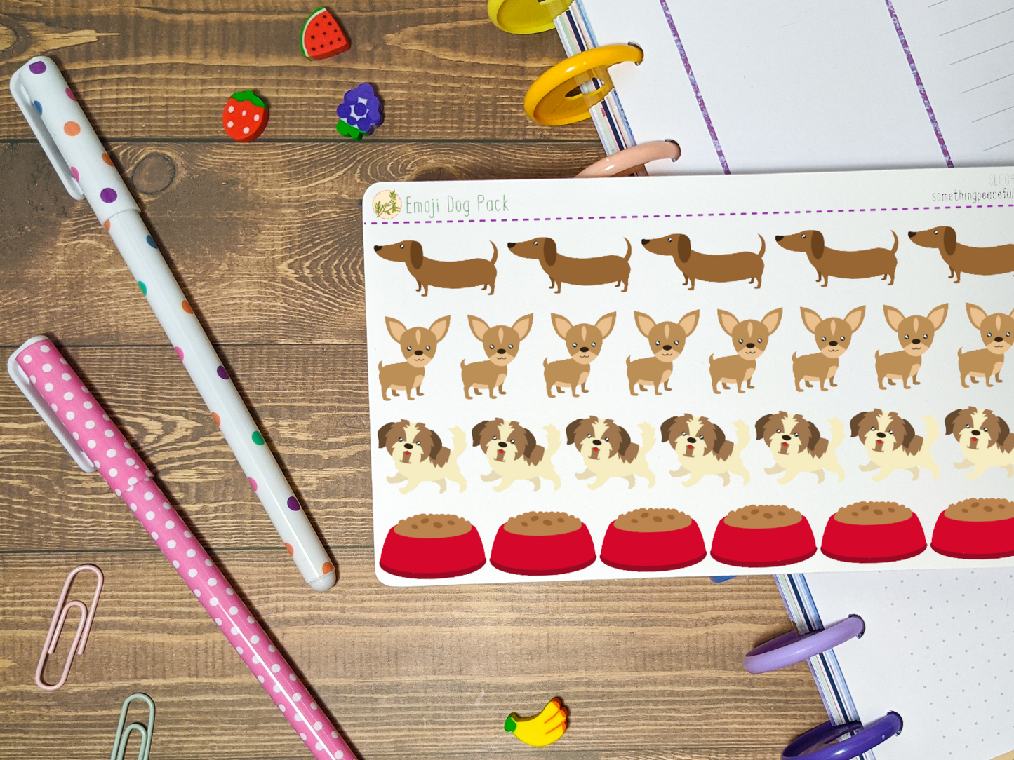 Cute Dog Pack Sticker Sheet
