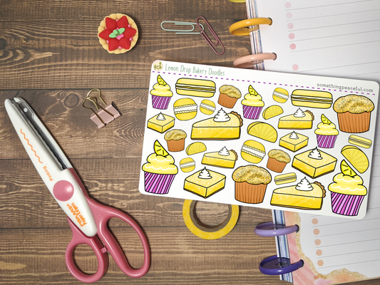 Lemon Drop Bakery Stickers Sheet